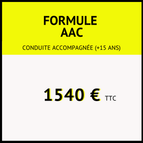 Formule Conduite accompagnée 1190€